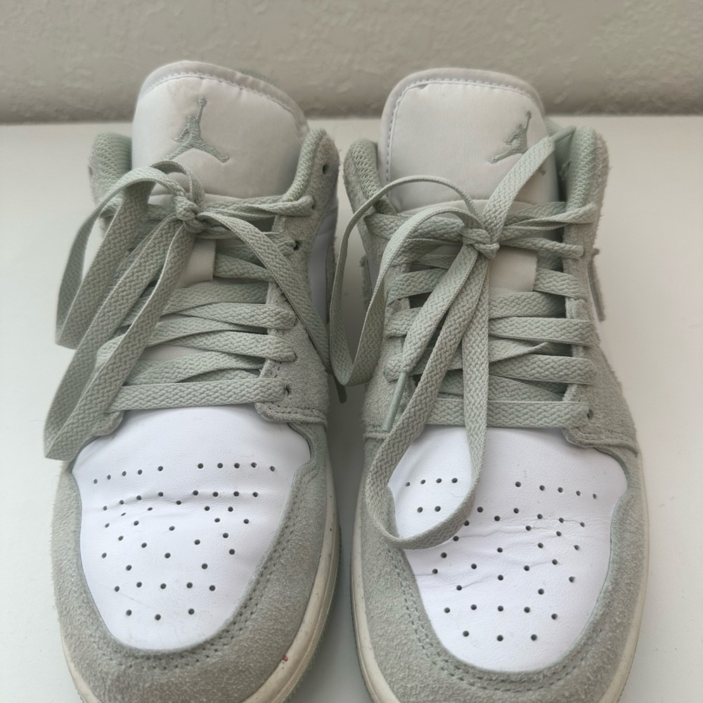 Nike Air Jordan 1 low - sea foam and white womens/mens